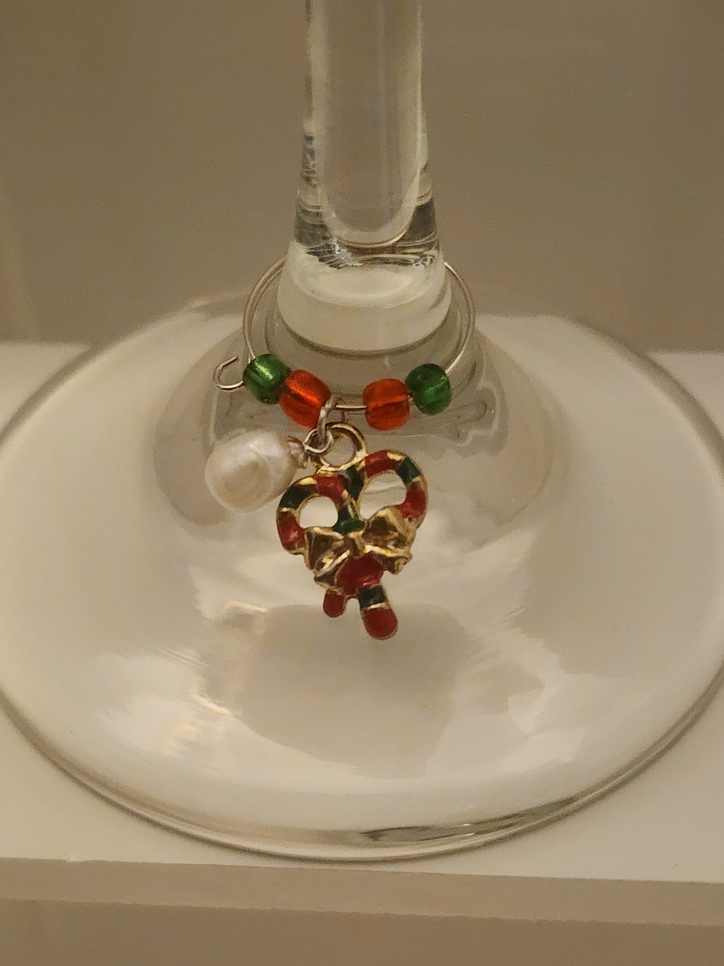 Candy Cane #2 Wine Ring