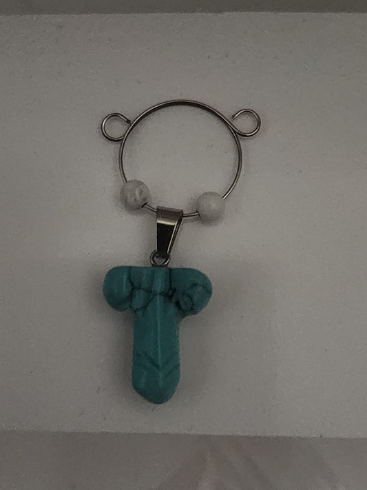 Turquoise Phallus Wine Ring