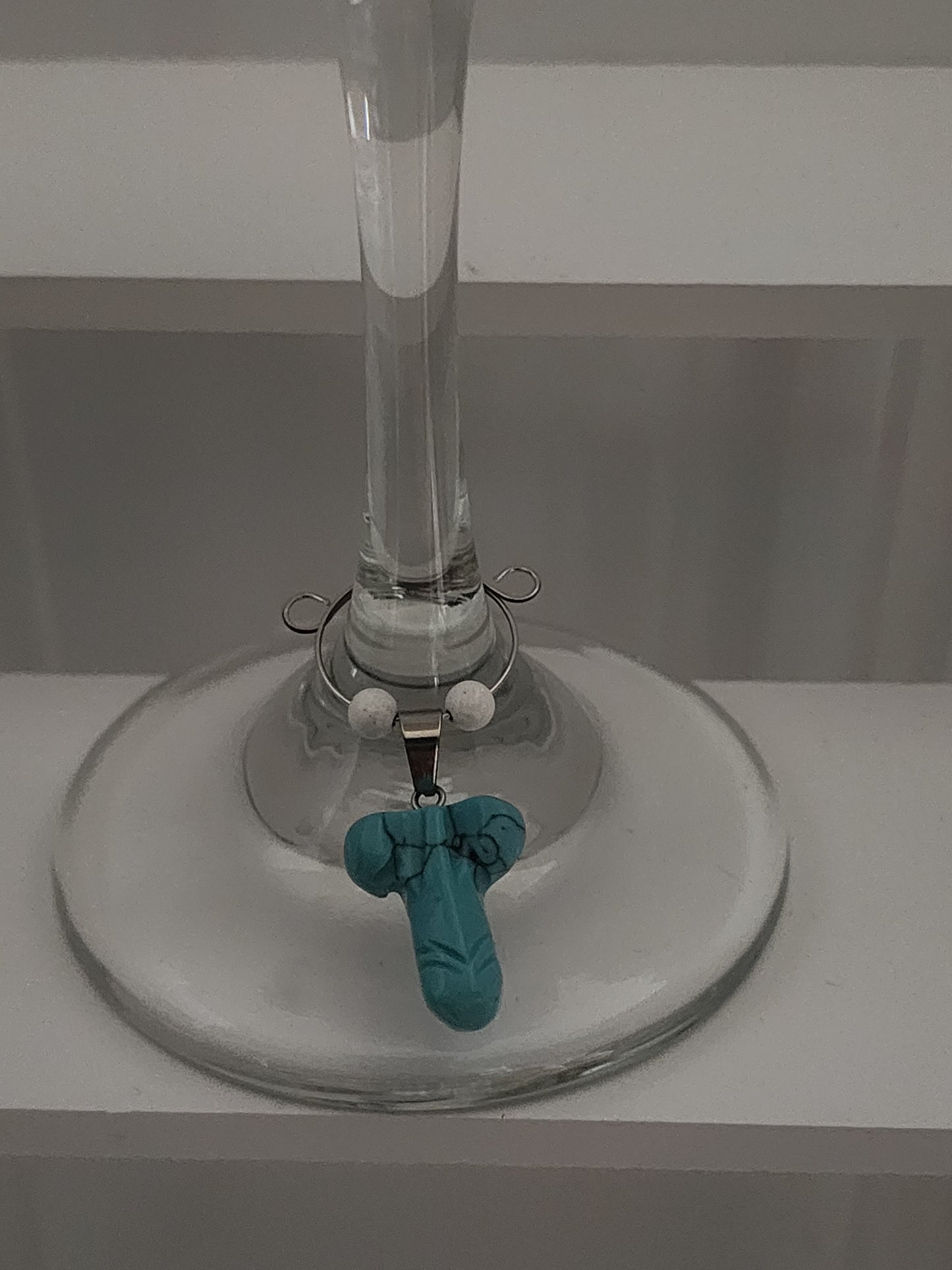 Turquoise Phallus Wine Ring