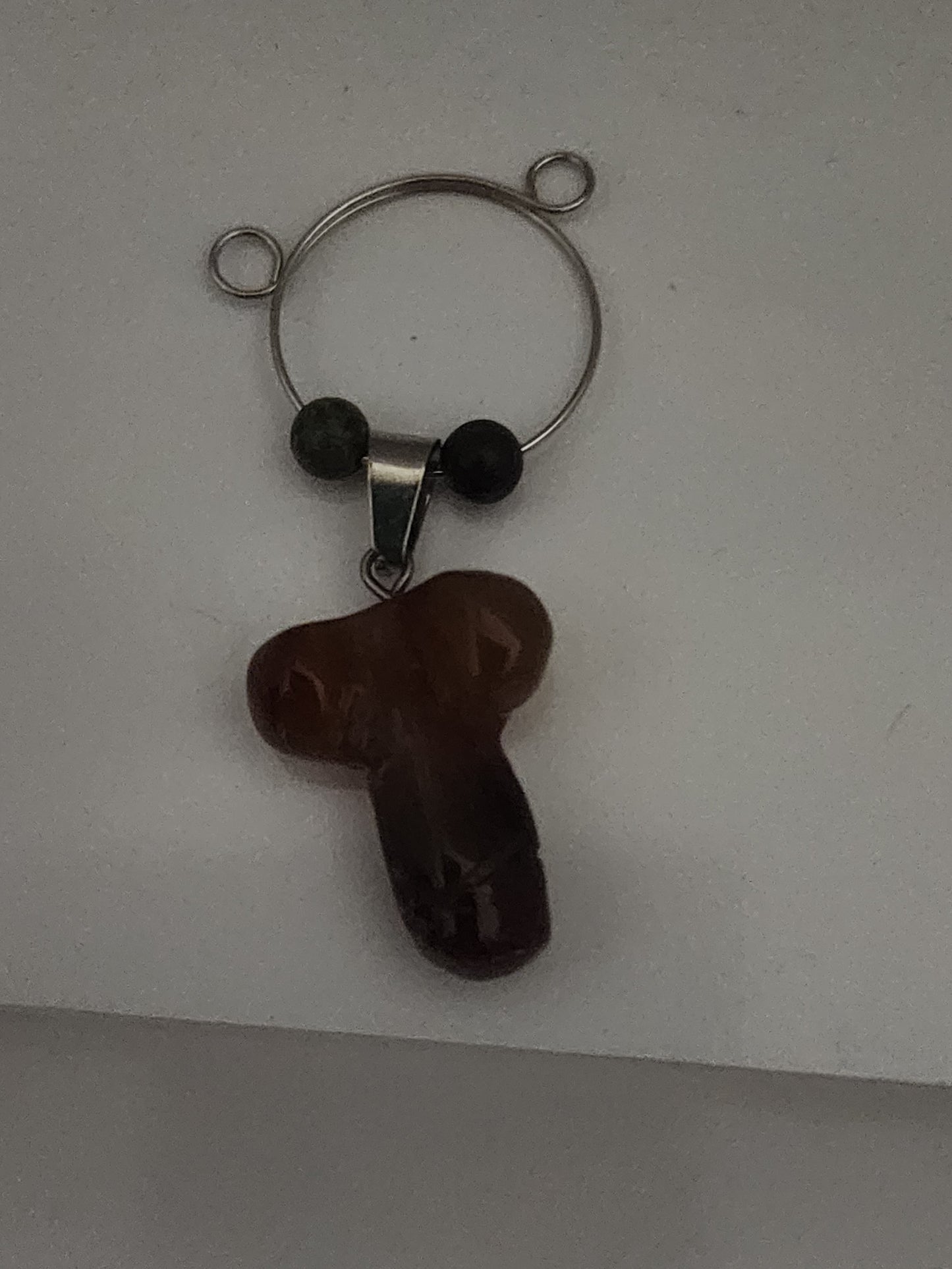 Dragon Agate Phallus Wine Ring