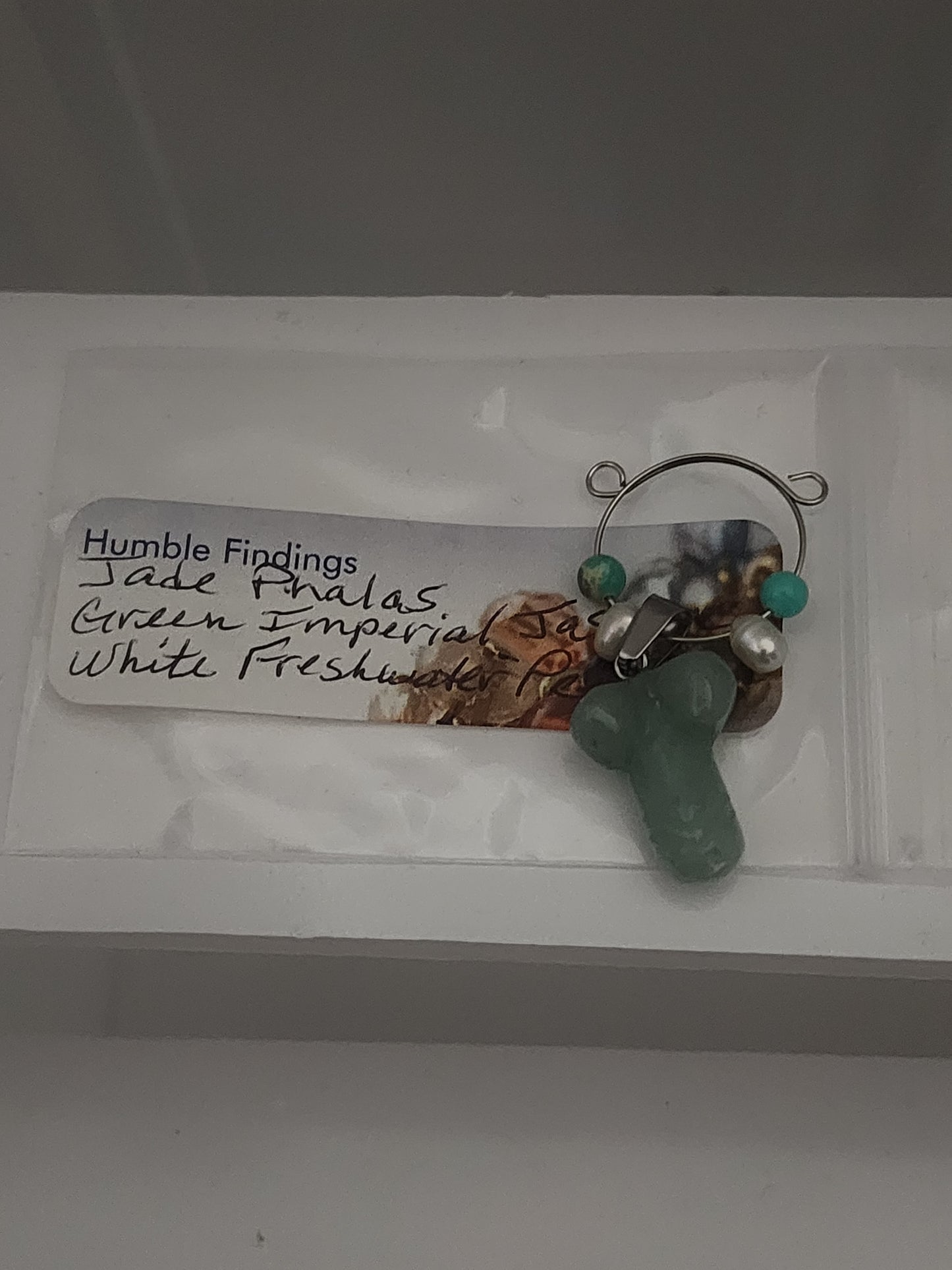 Jade Phallus Wine Ring