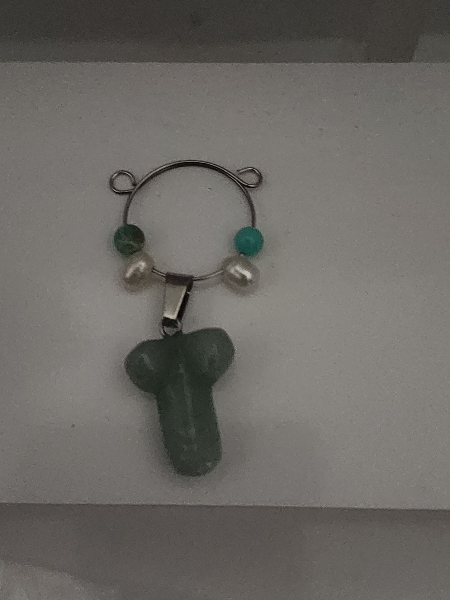 Jade Phallus Wine Ring