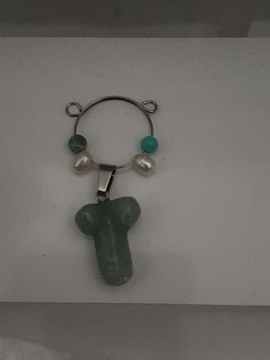Jade Phallus Wine Ring