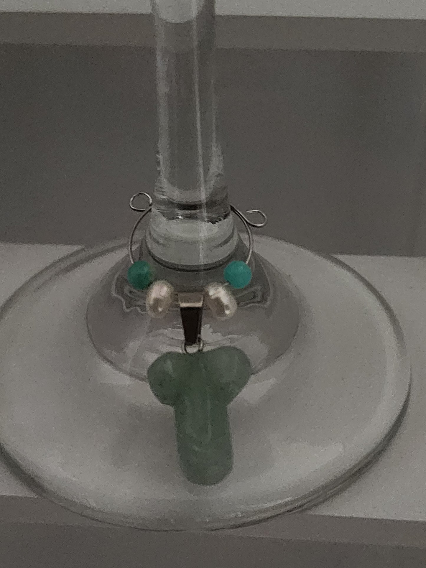 Jade Phallus Wine Ring