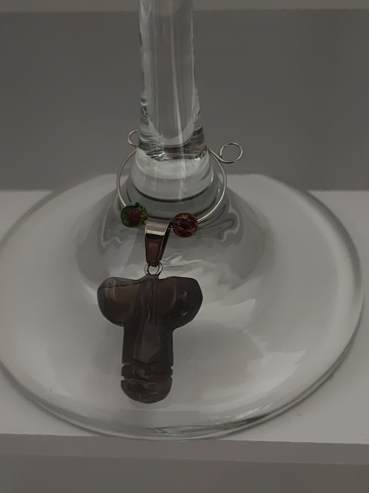 Smoky Quartz Phallus Wine Ring
