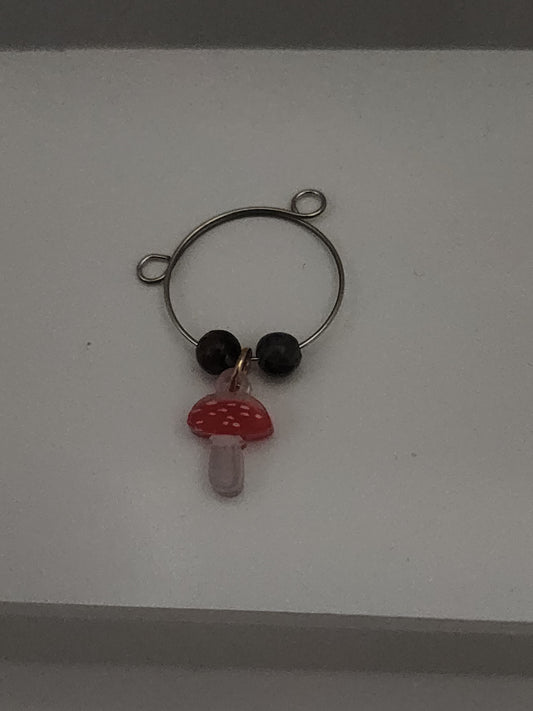 Mushroom #6 Wine Ring