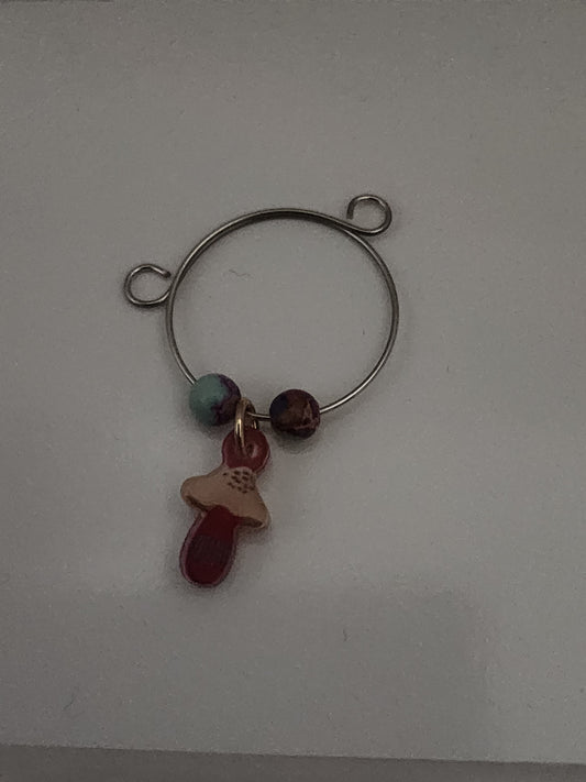 Mushroom #1 Wine Ring