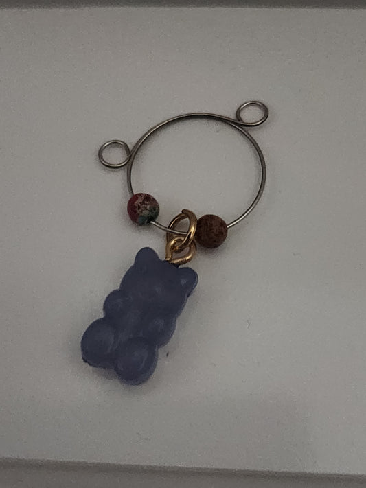 Light Purple Gummy Bear Wine Ring