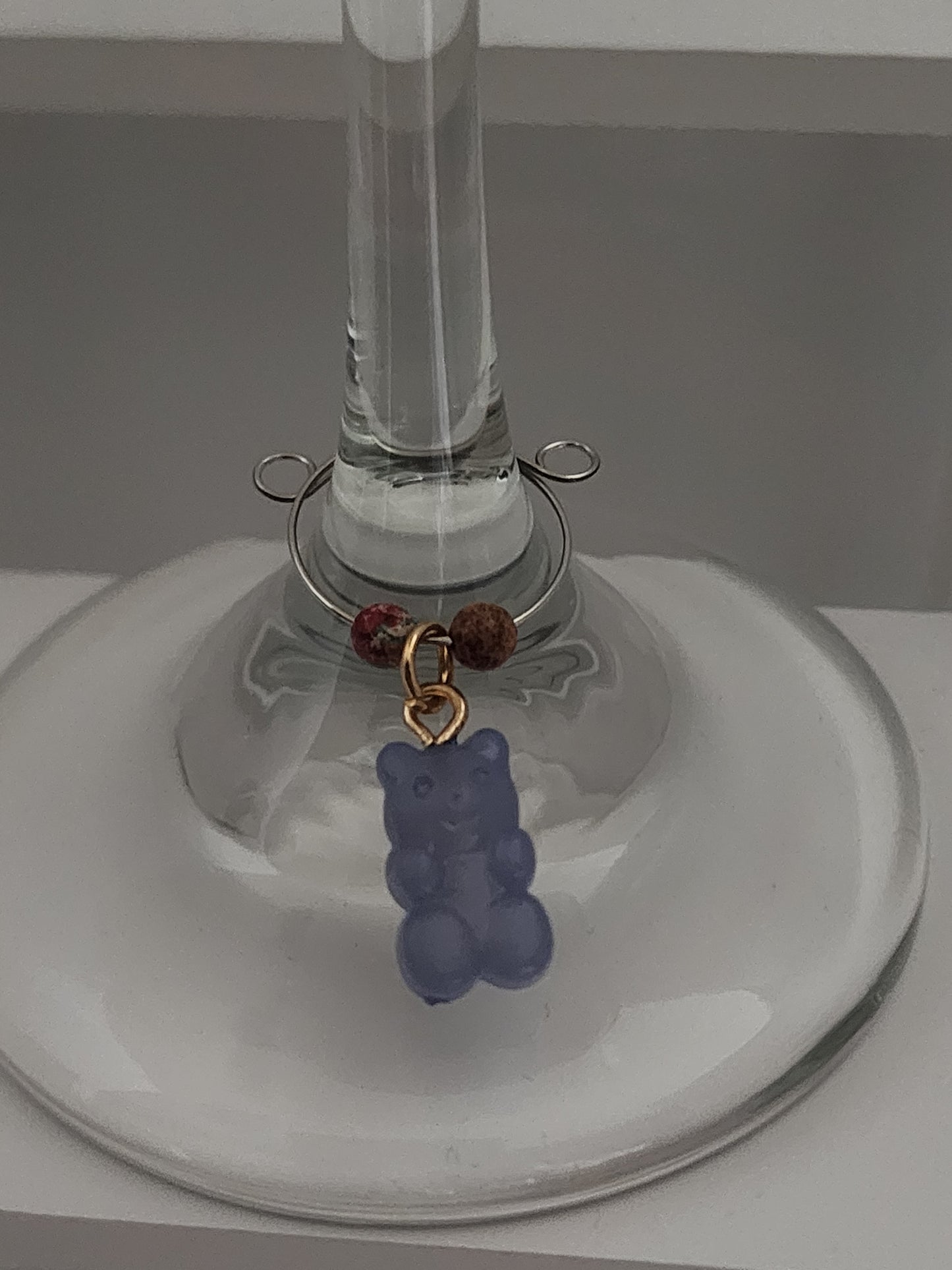 Light Purple Gummy Bear Wine Ring