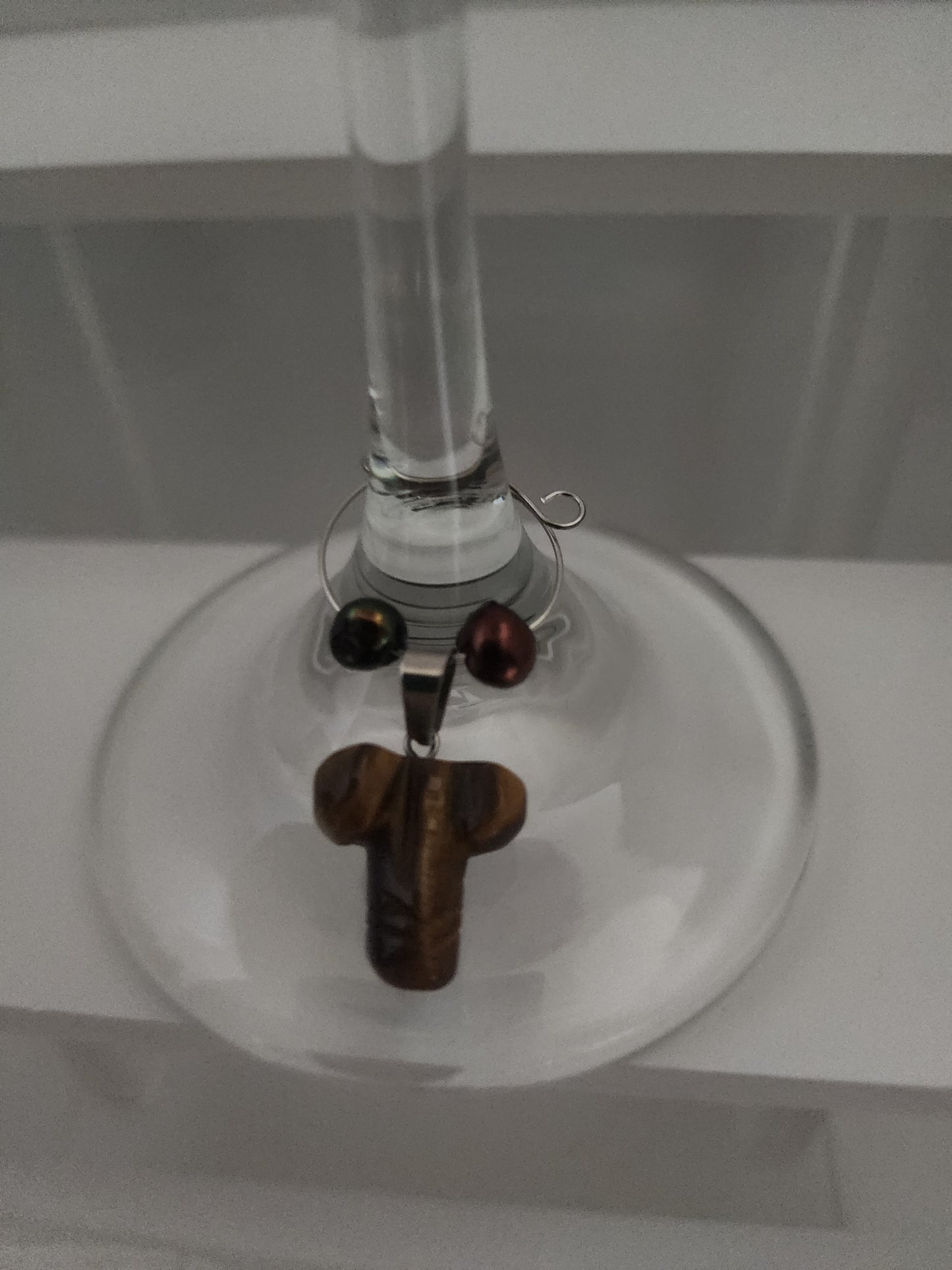 Tigers Eye Phallus Wine Ring