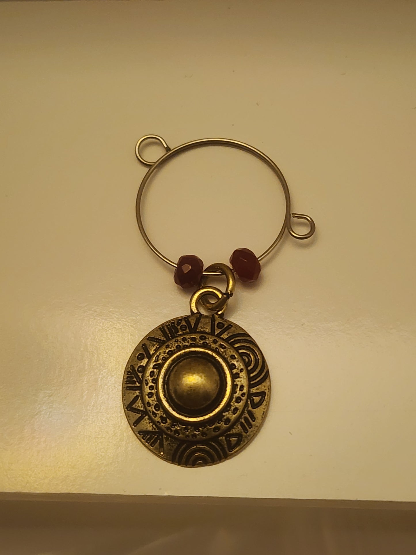 Old Norse Round Disk Wine Ring