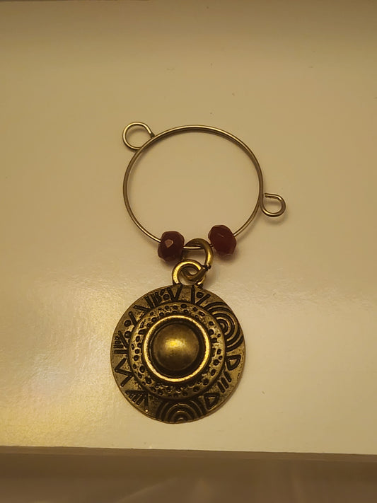 Old Norse Round Disk Wine Ring