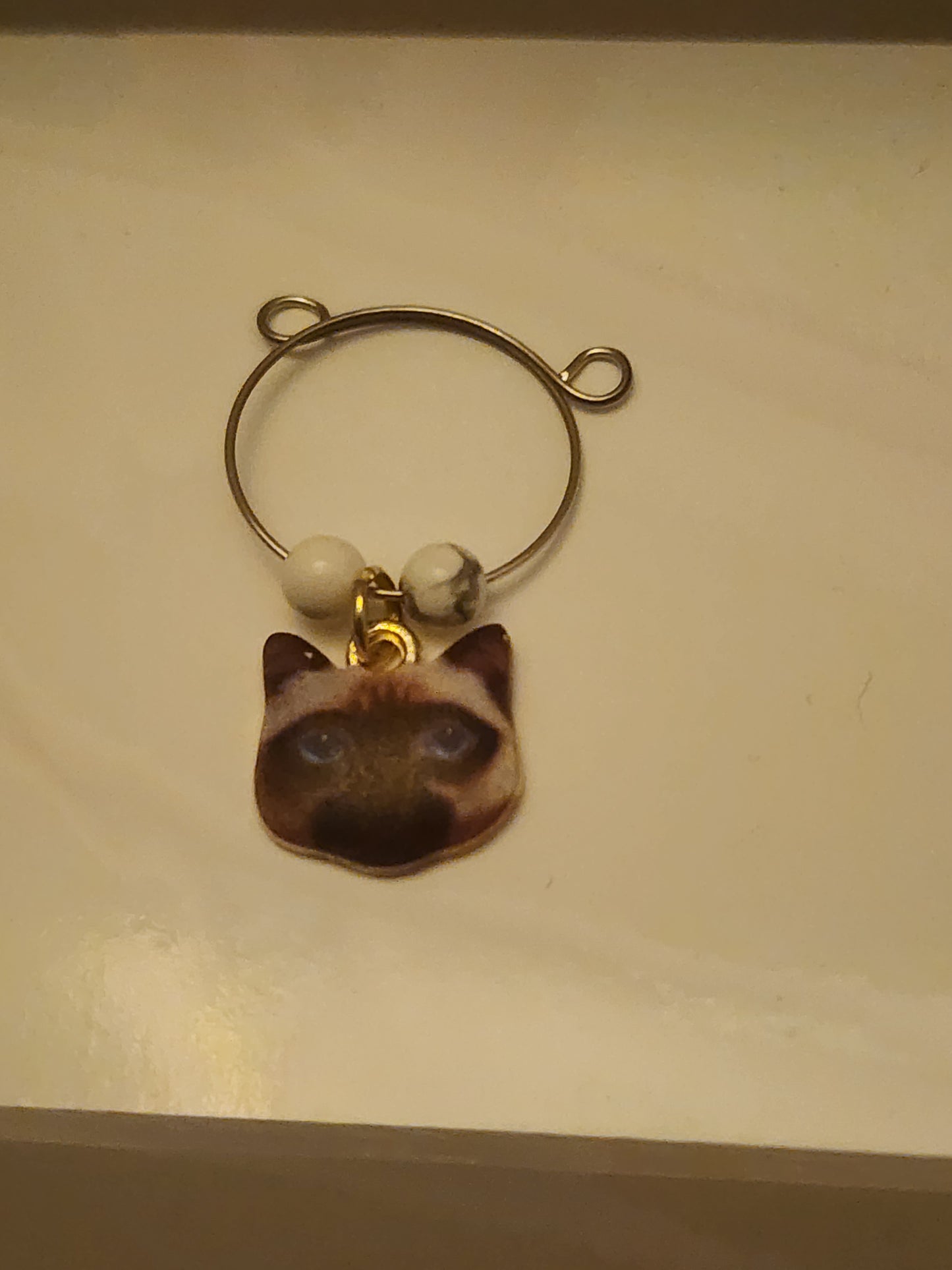 Cat Head #4 Wine Ring