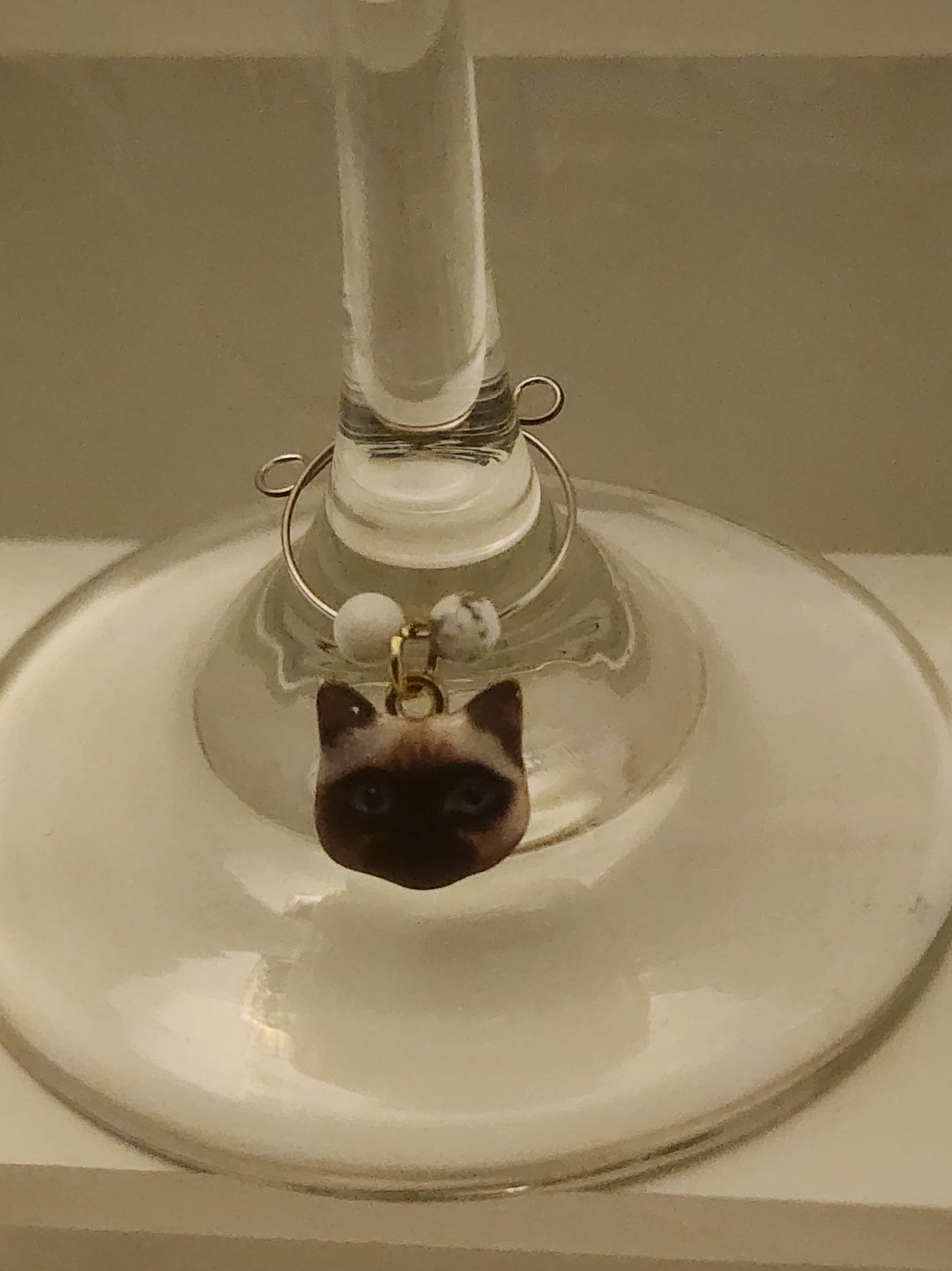 Cat Head #4 Wine Ring