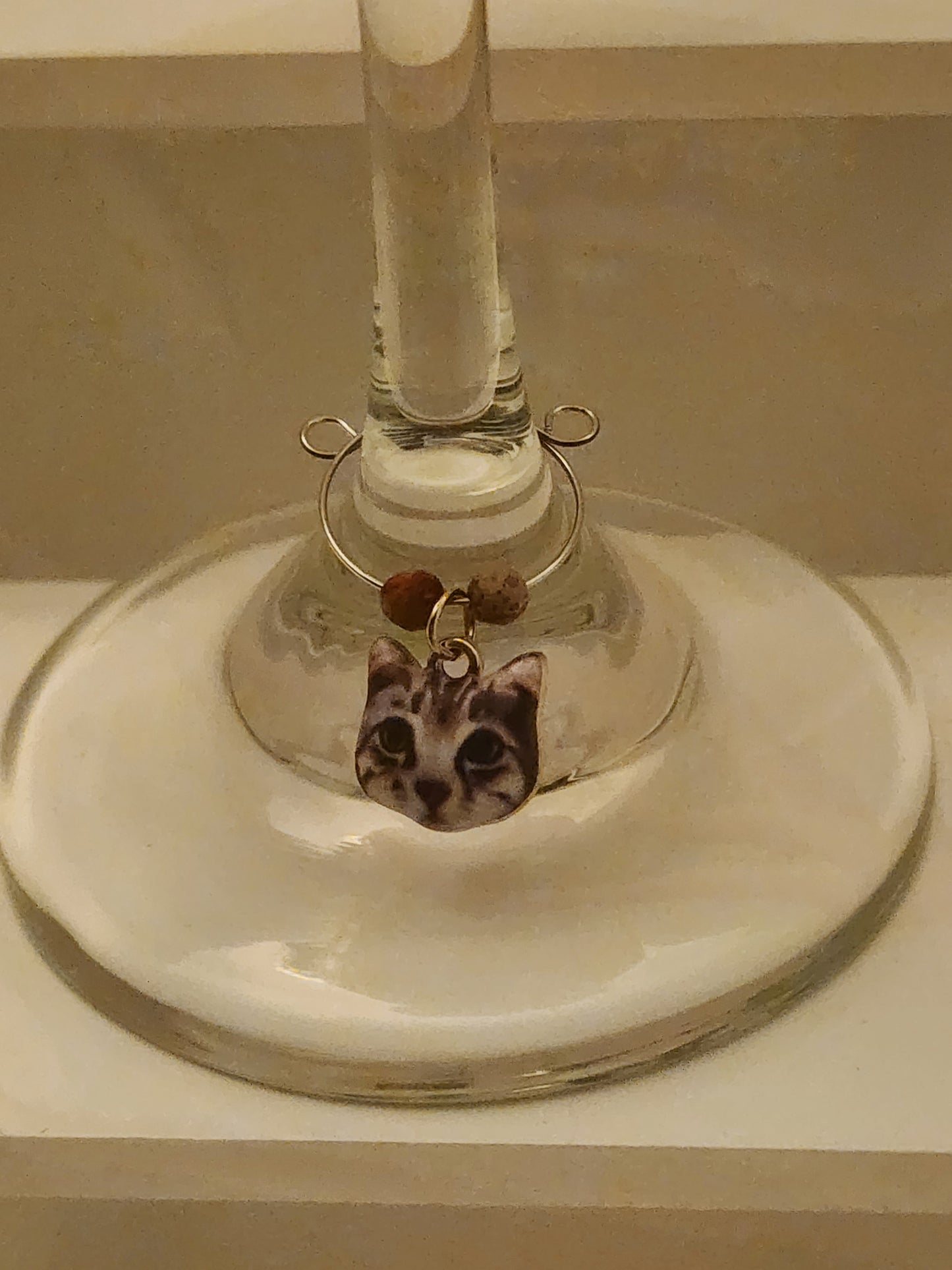 Cat Head #5 Wine Ring