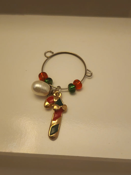 Candy Cane #1 Wine Ring