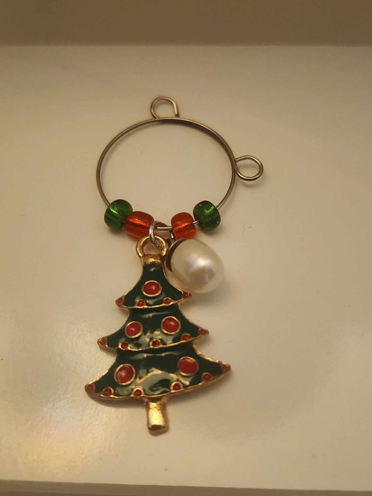 Christmas Tree #1 Wine Ring