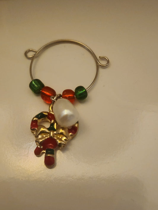 Candy Cane #2 Wine Ring