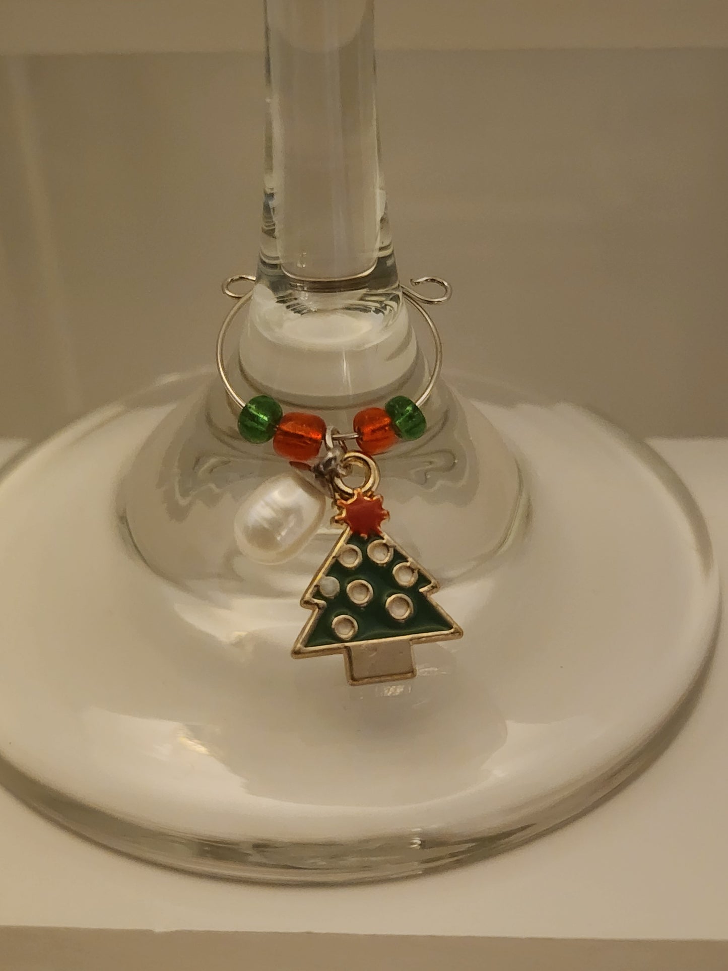 Christmas Tree #2 Wine Ring