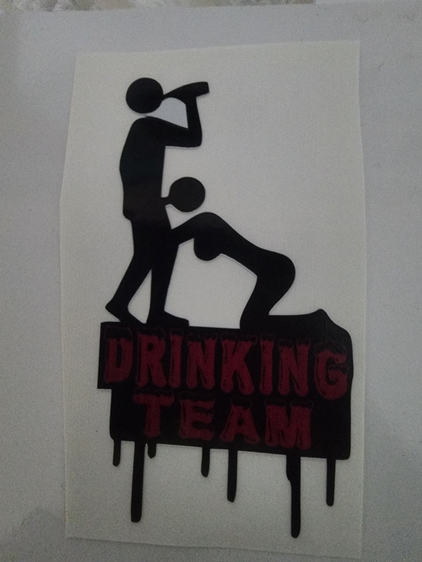 Drinking Team Cup Decal