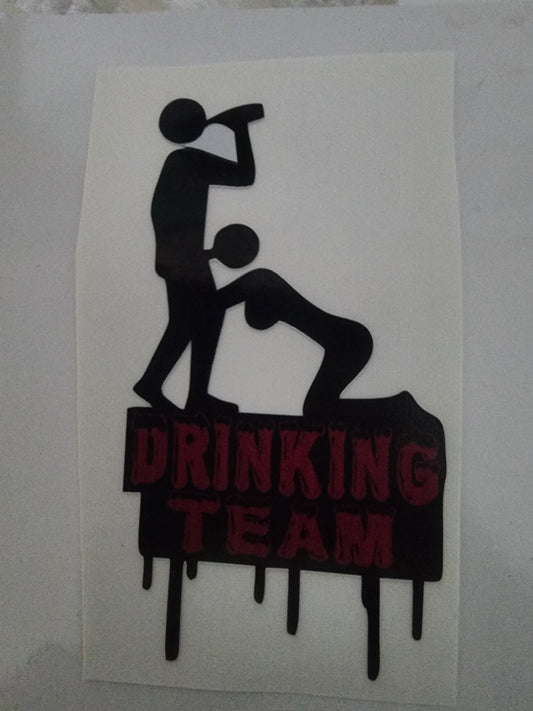Drinking Team Cup Decal