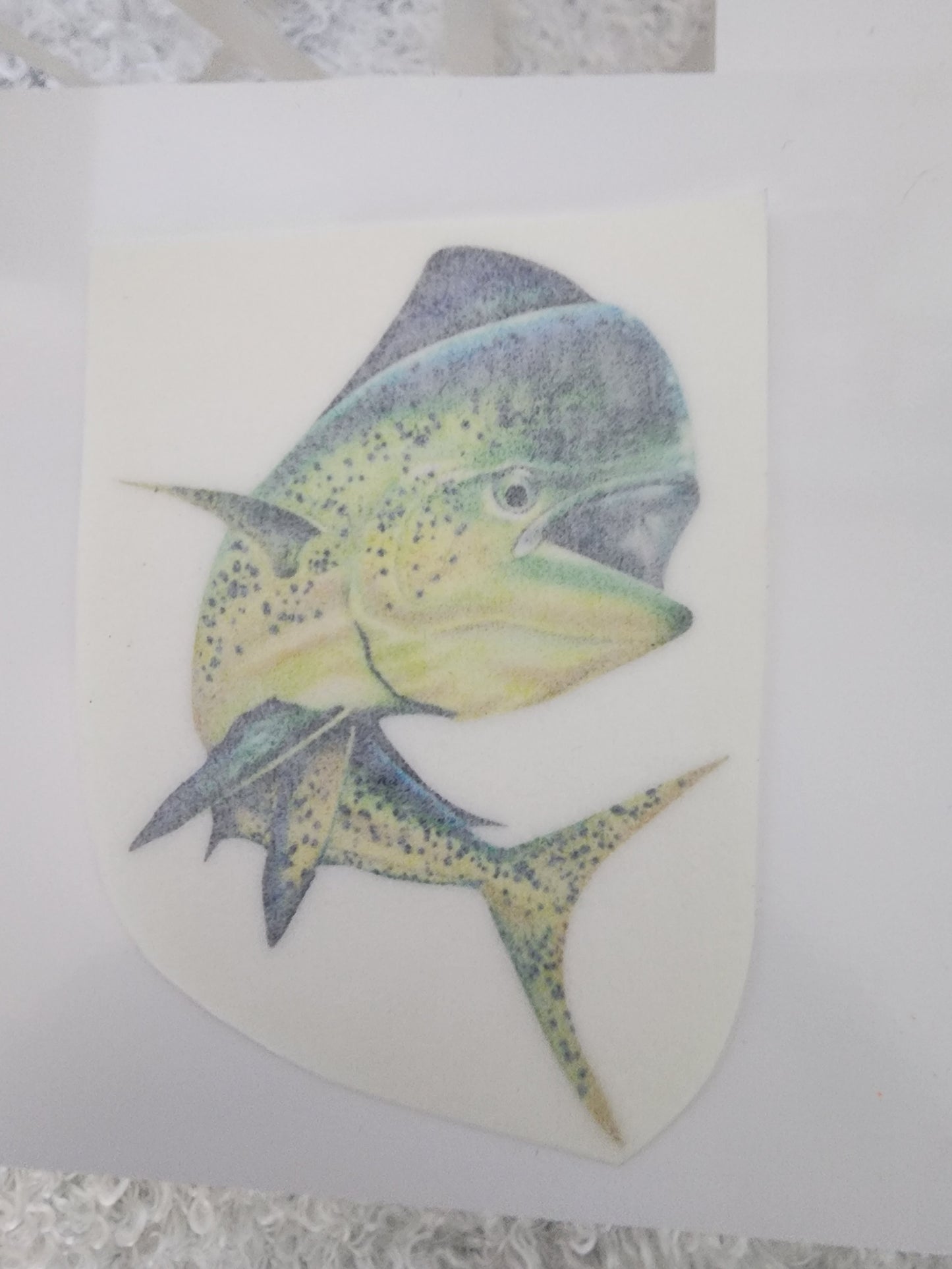 Mahi Mahi Cup Decal