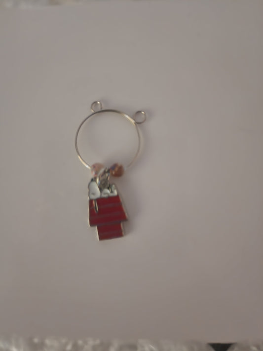 Snoopy Doghouse Imperial Jasper Wine Ring
