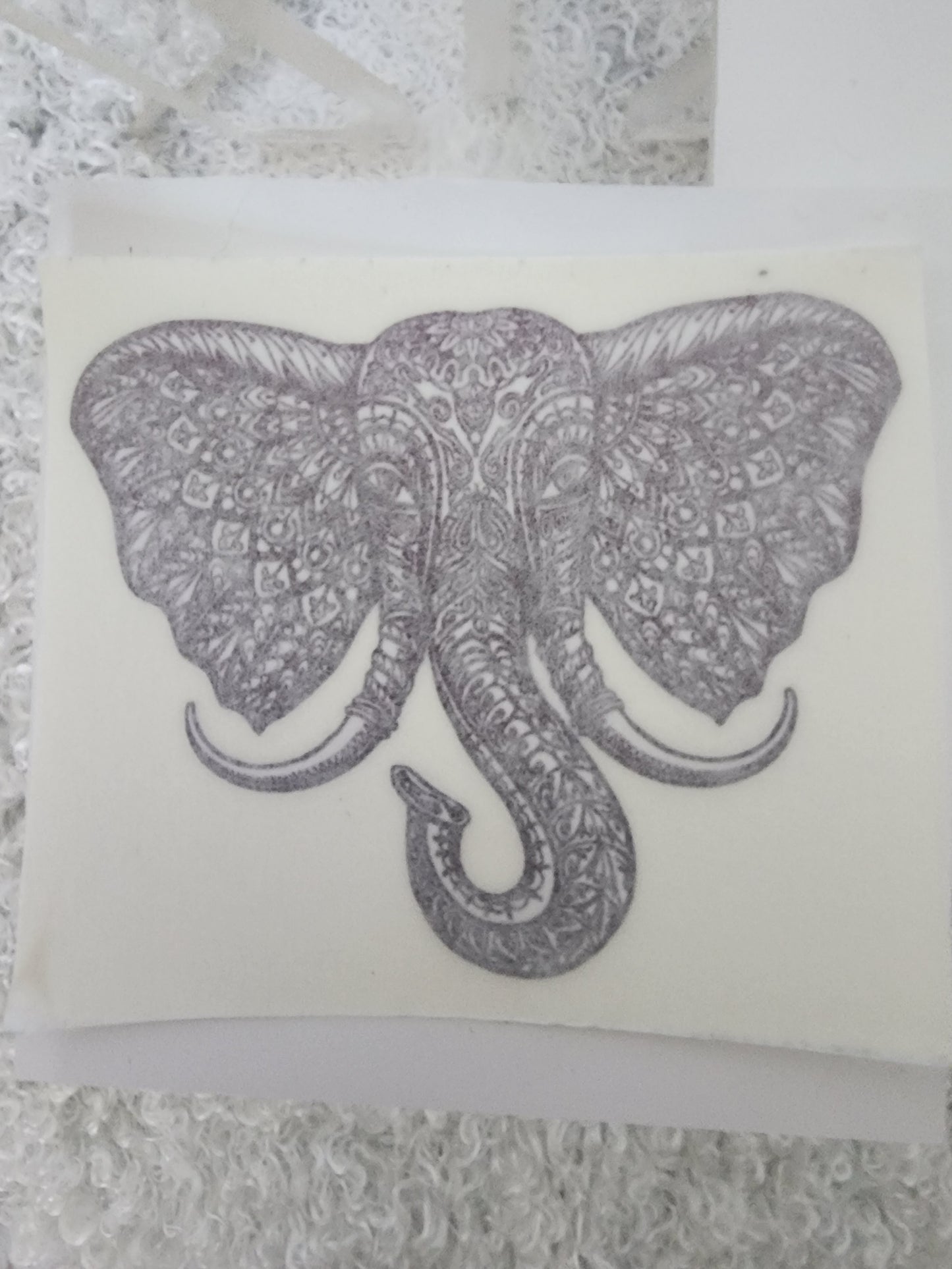 Elephant Cup Decal