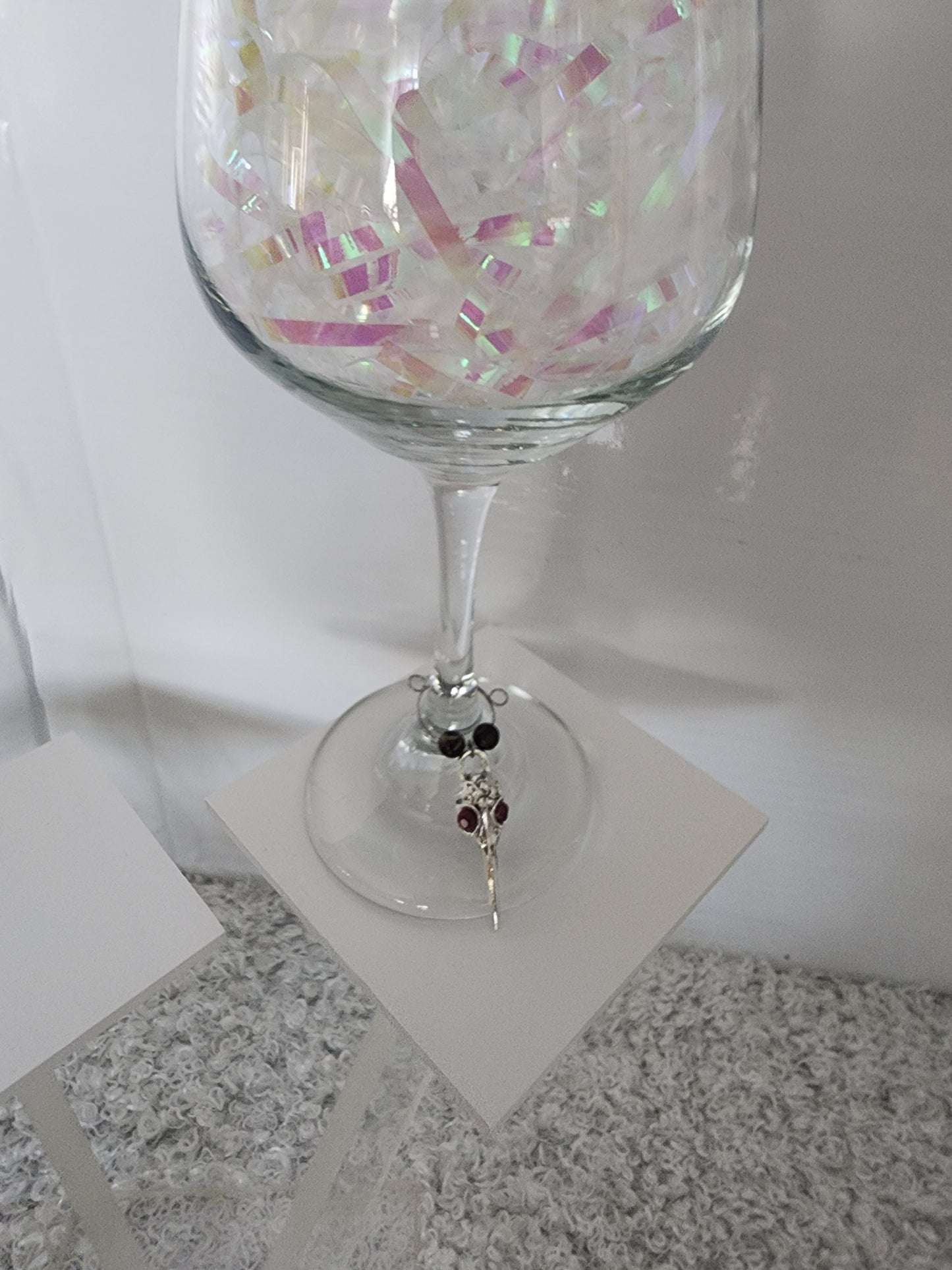 Raven Head with Ruby and Dragon Blood Jasper Wine Ring