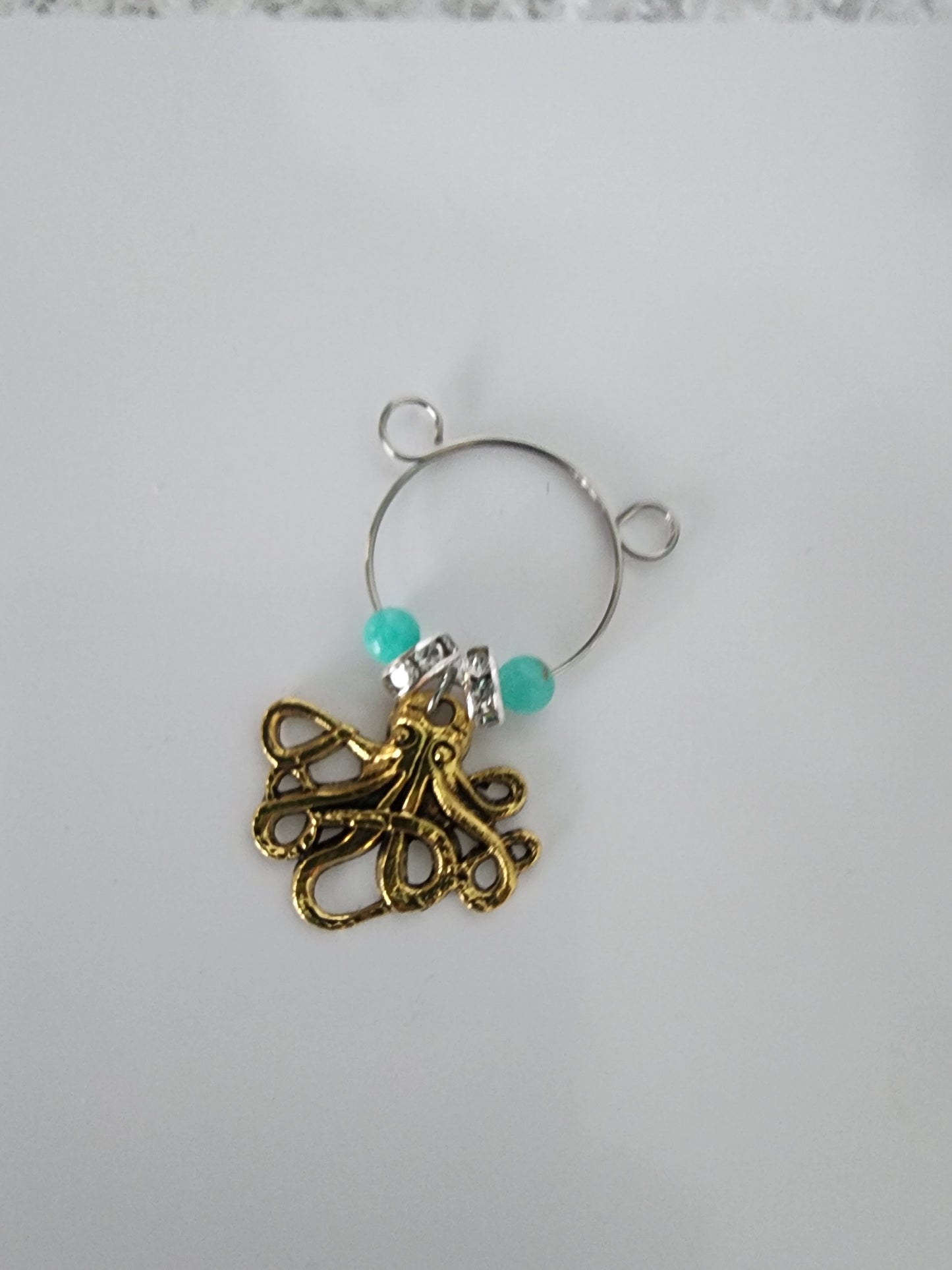 Octopus with Green Imperial Jasper