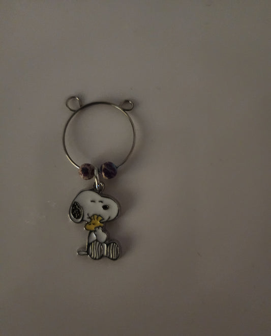 Snoopy Imperial Jasper Wine Ring