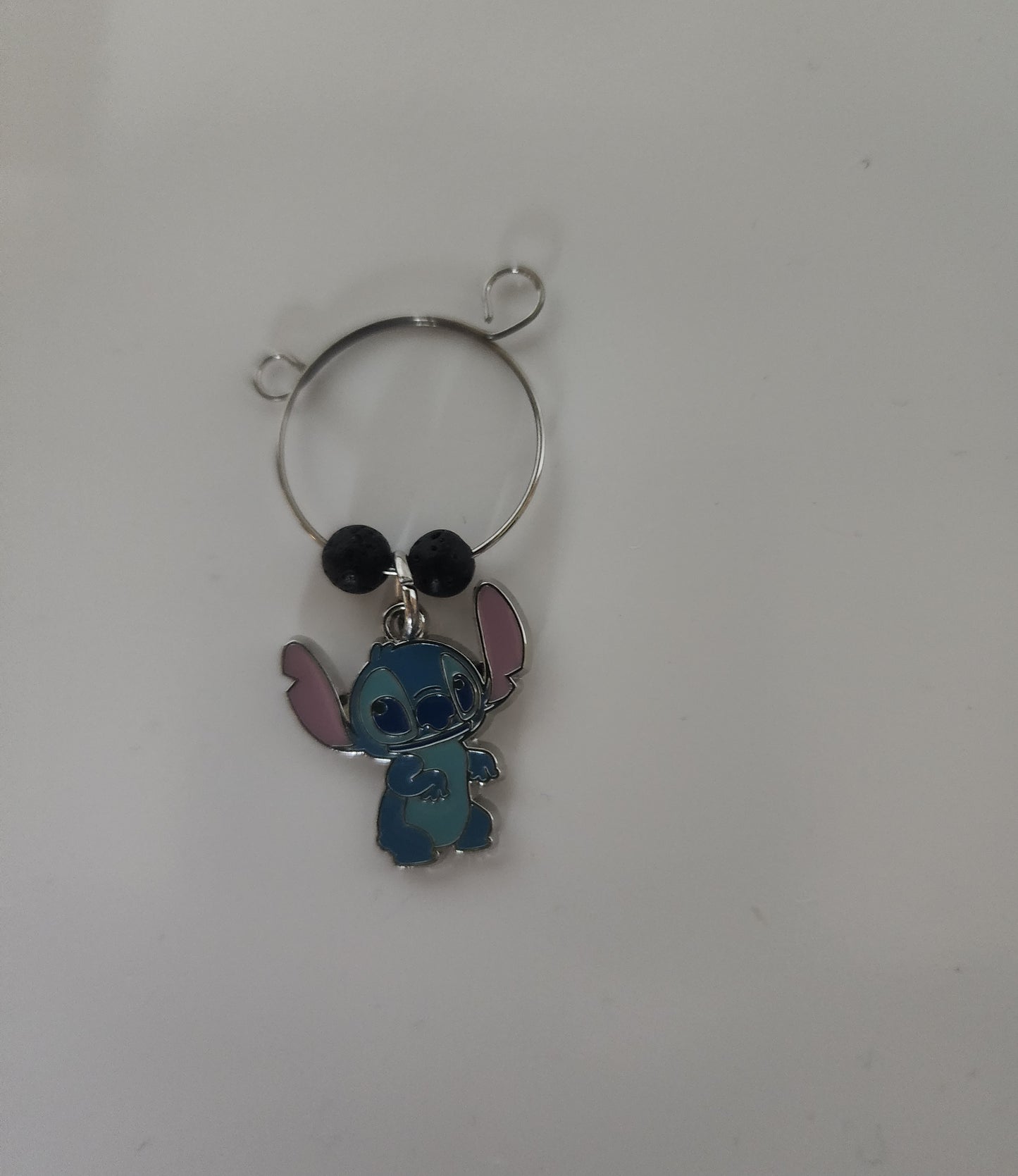Stitch Lava Stone Wine Ring