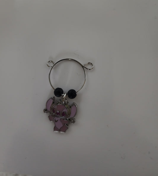 Angel Lava Stone Wine Ring