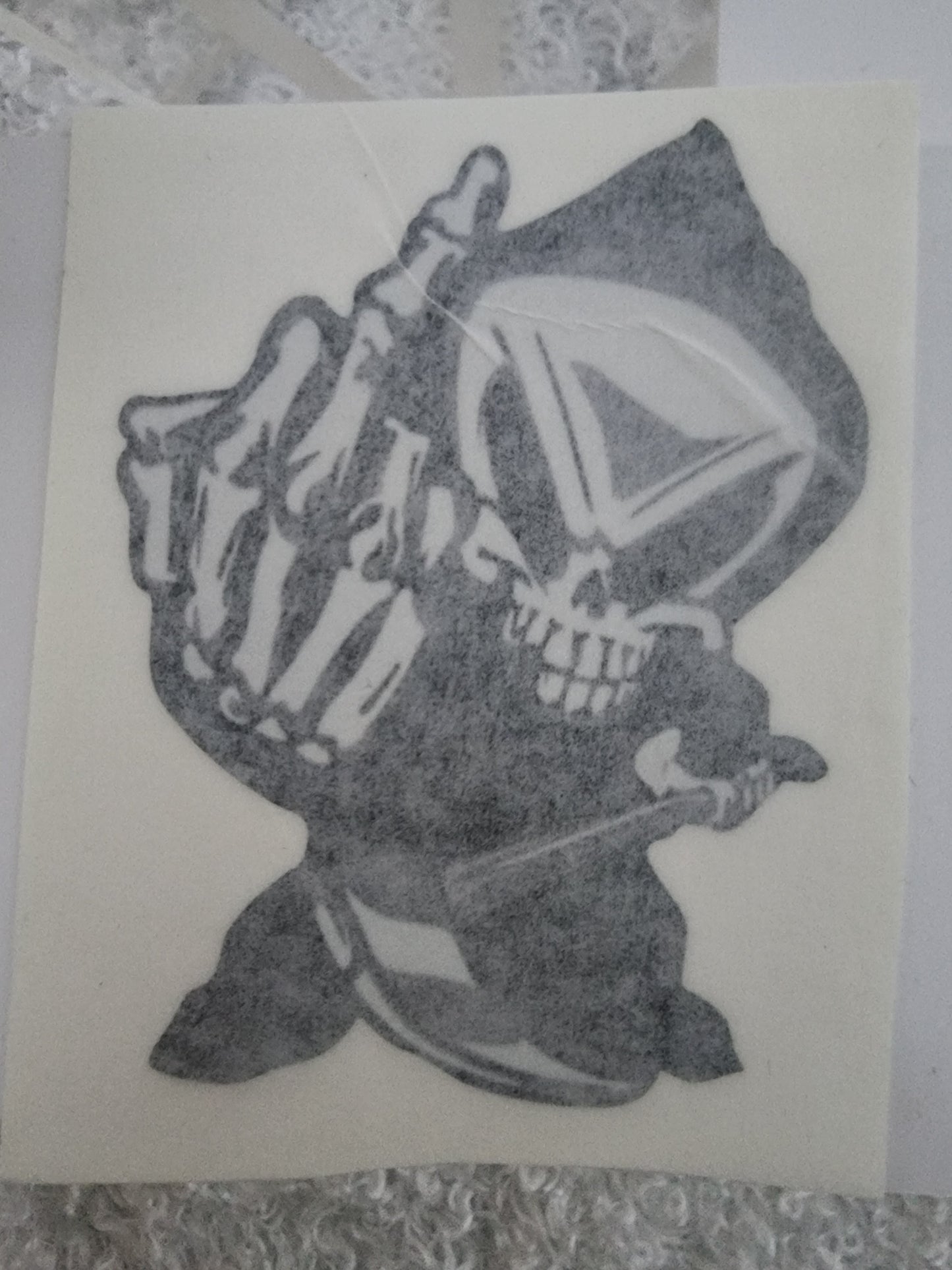 Skeleton Reaper Cup Decal
