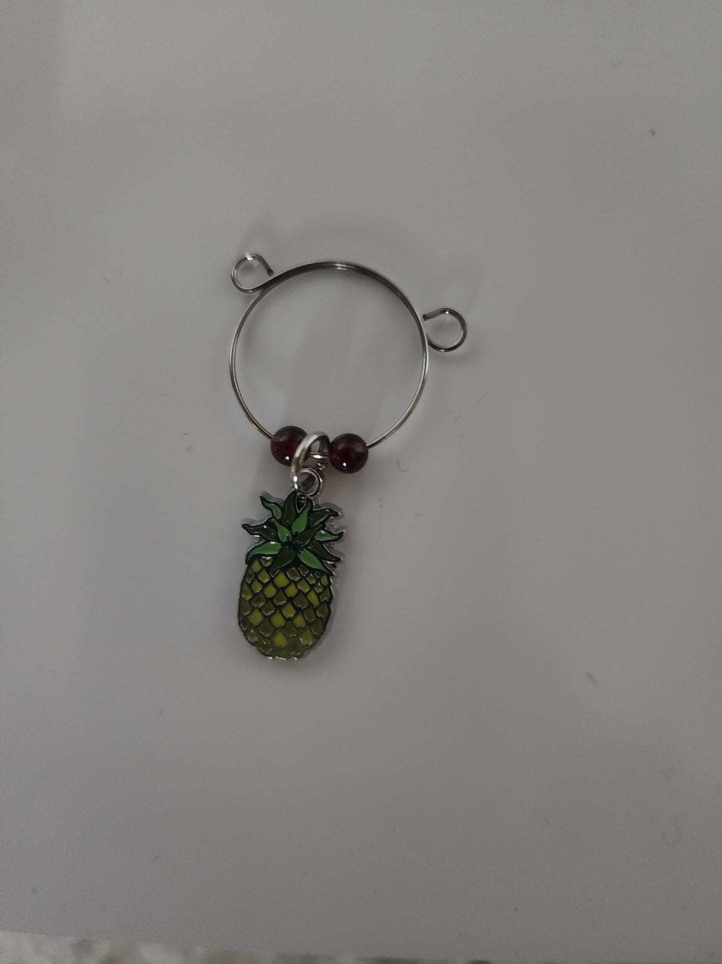 Pineapple Garnet Wine Ring