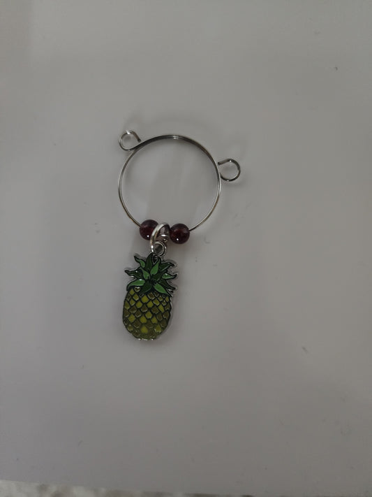 Pineapple Garnet Wine Ring