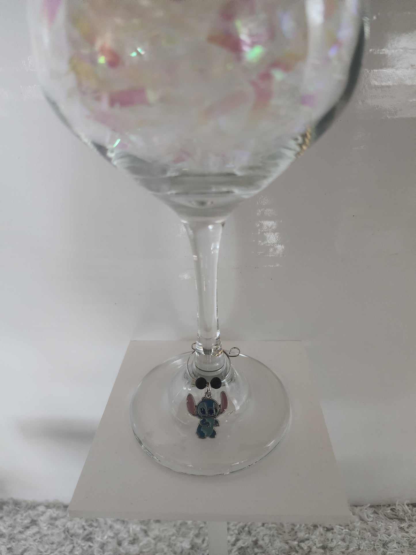 Stitch Lava Stone Wine Ring