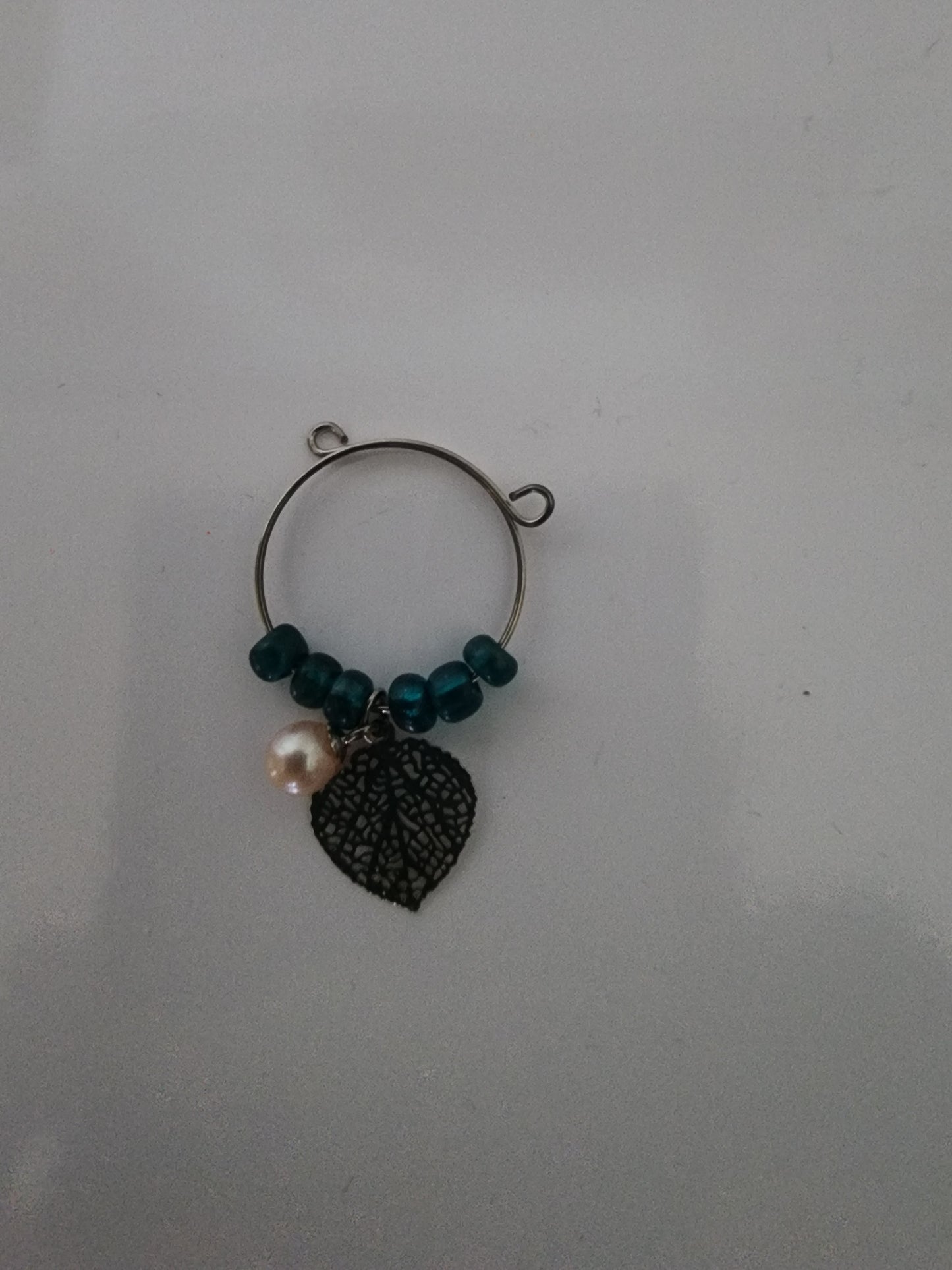 Leaf Pearl Wine Ring