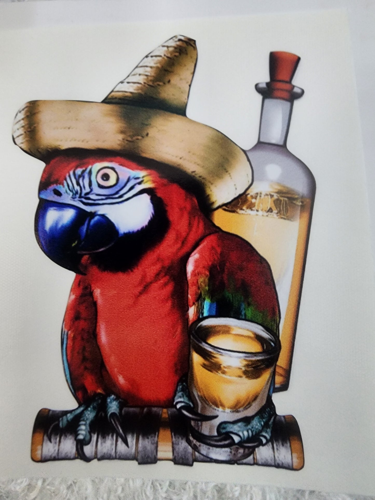 Parrot Party Cup Decal