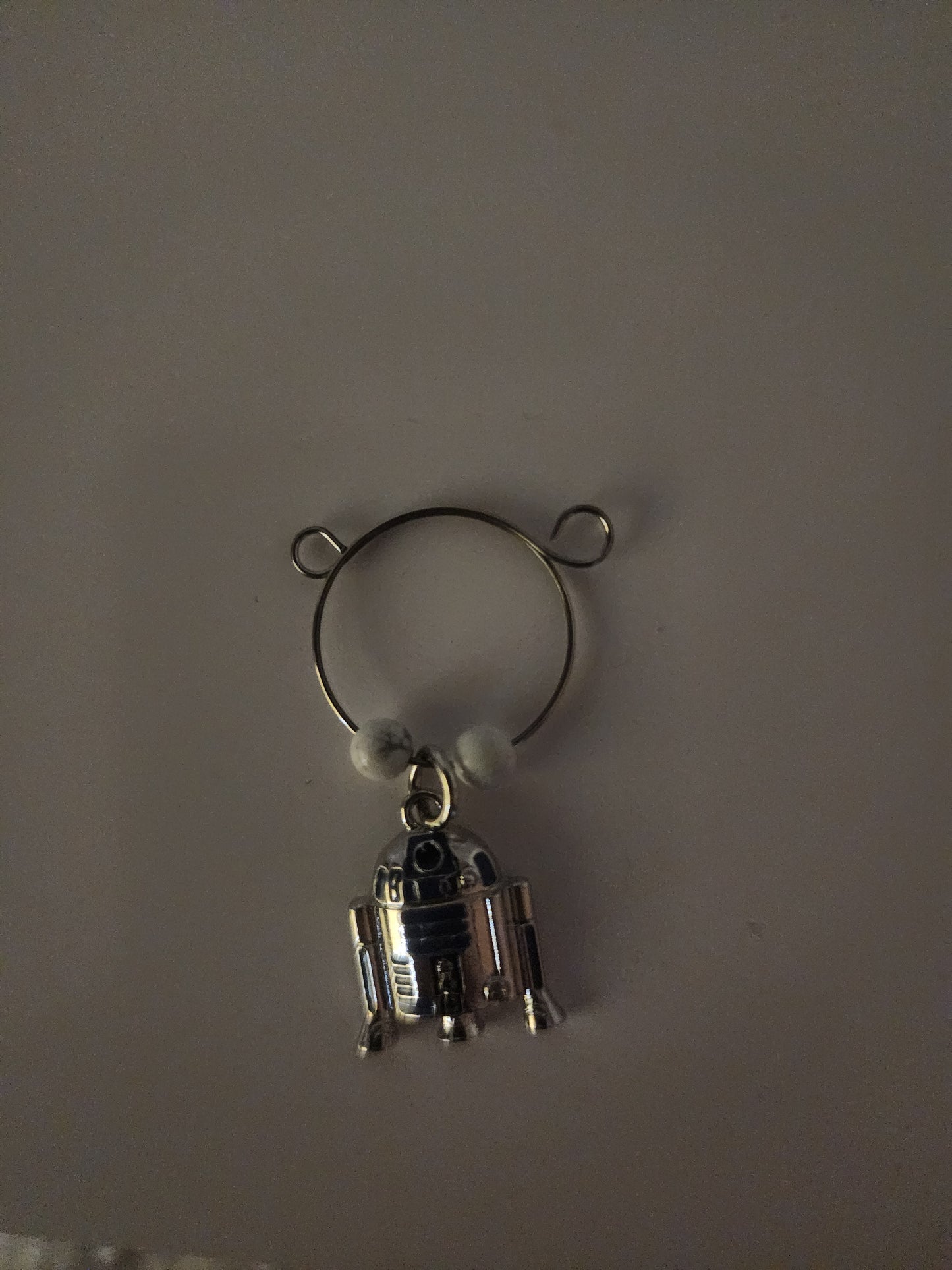 R2-D2 Howlite Wine Ring