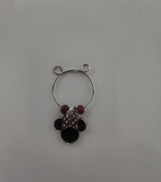 Minnie Head Ruby Wine Ring