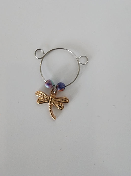 Dragon Fly Imperial Jasper Wine Ring
