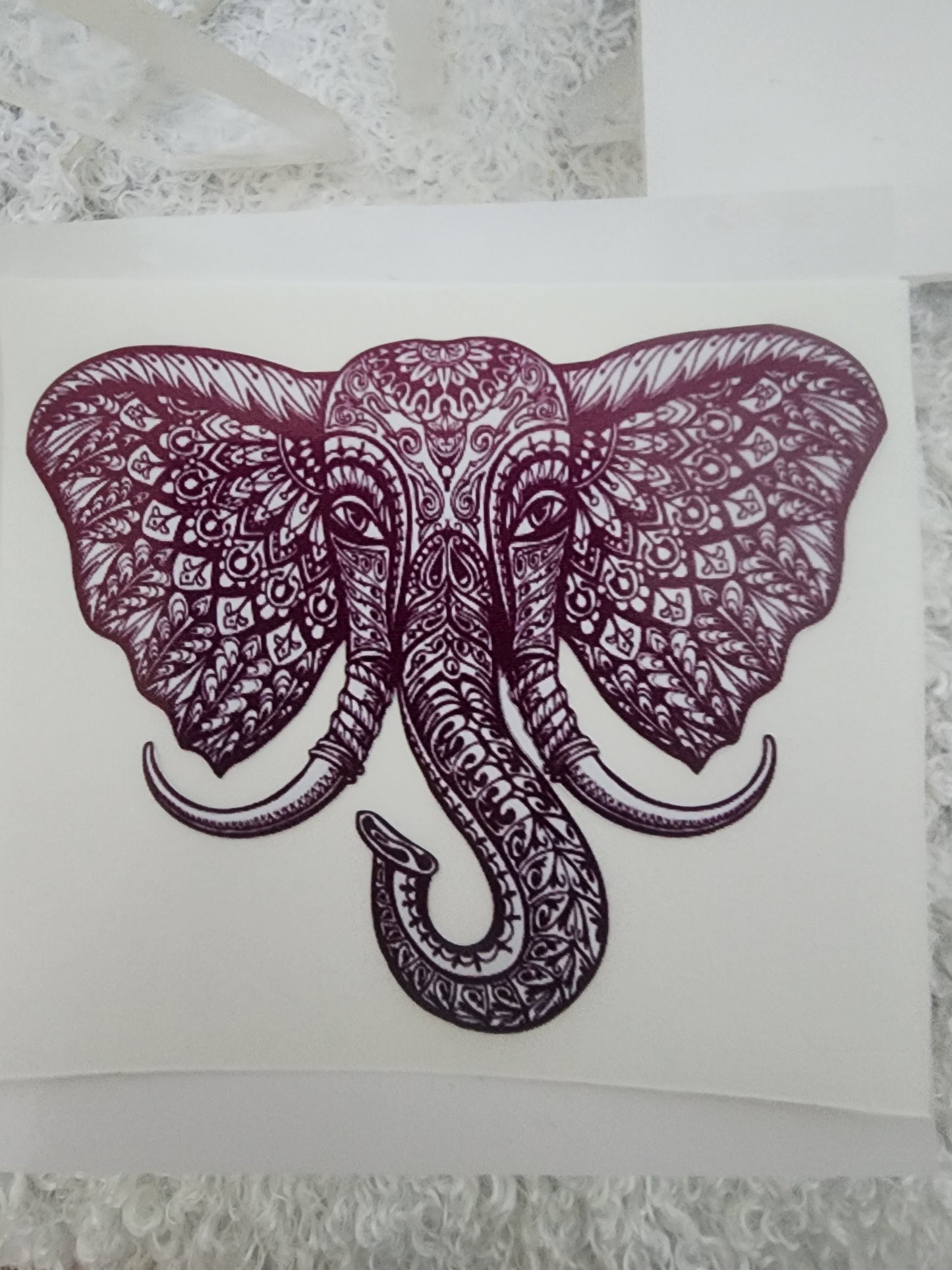 Elephant Cup Decal