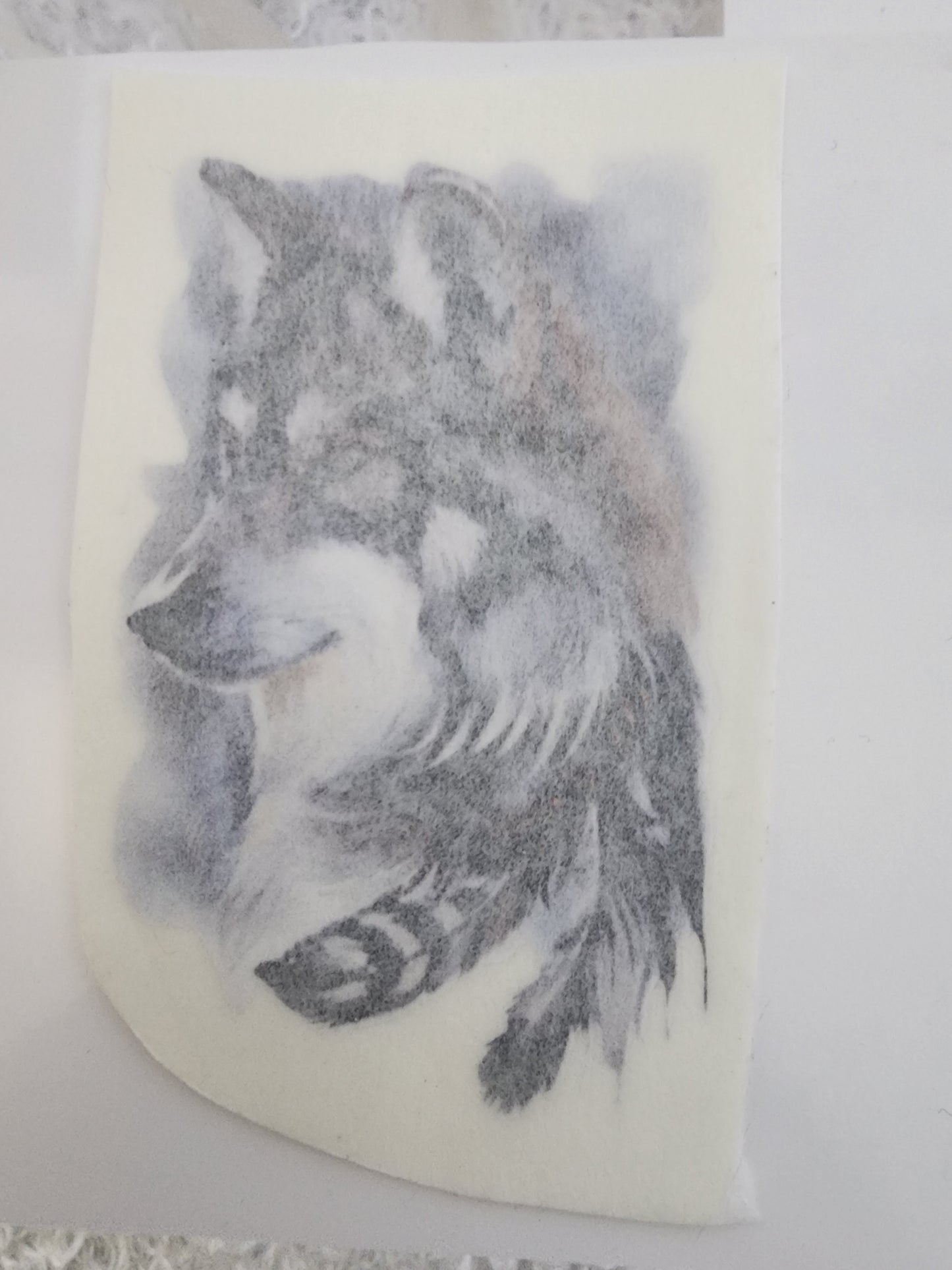 Wolf Head Cup Decal