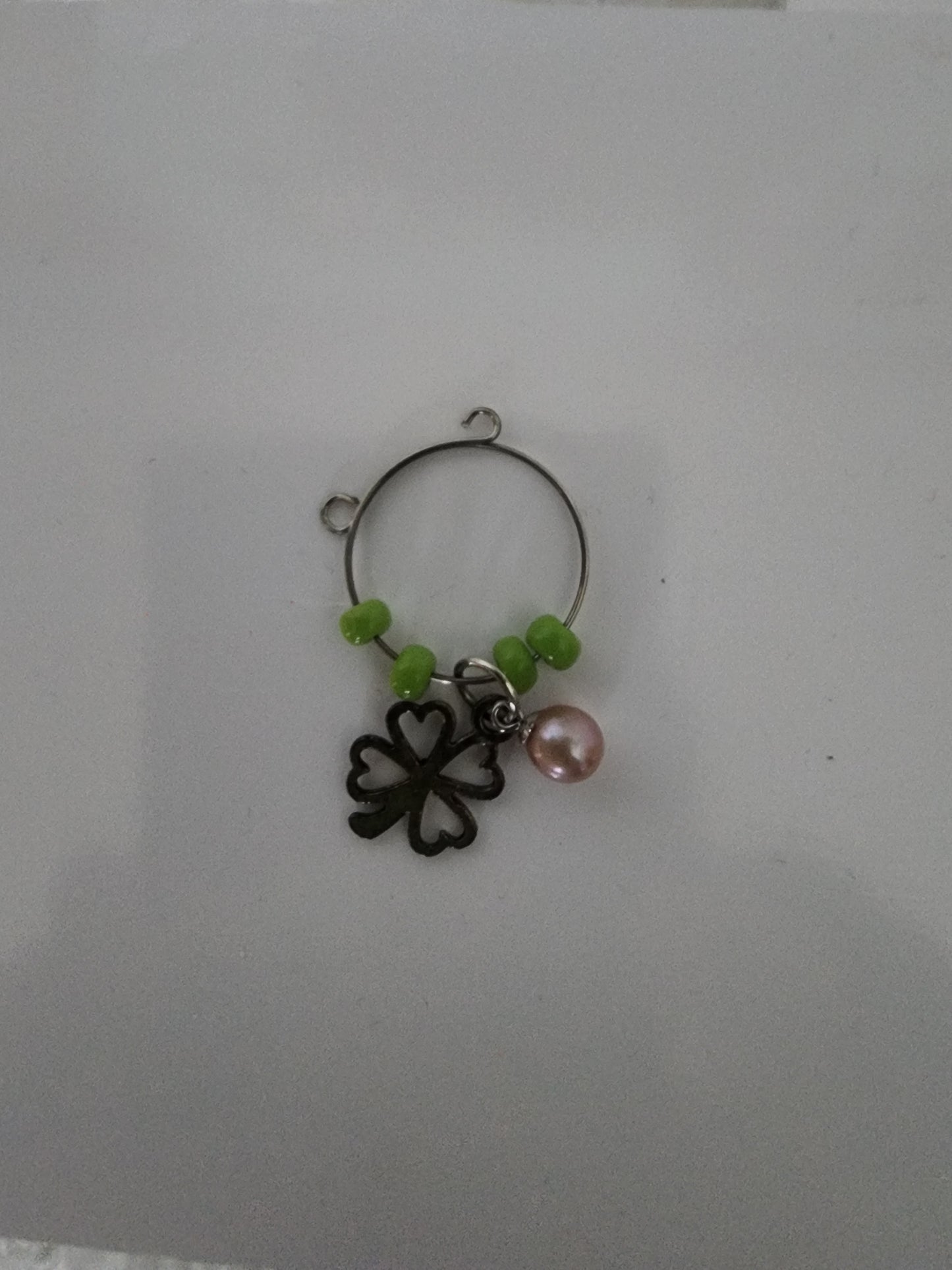 Shamrock Pearl Wine Ring