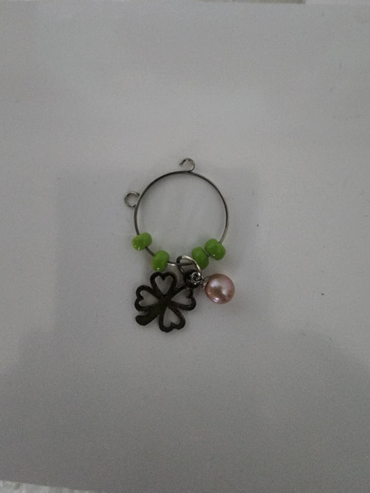 Shamrock Pearl Wine Ring