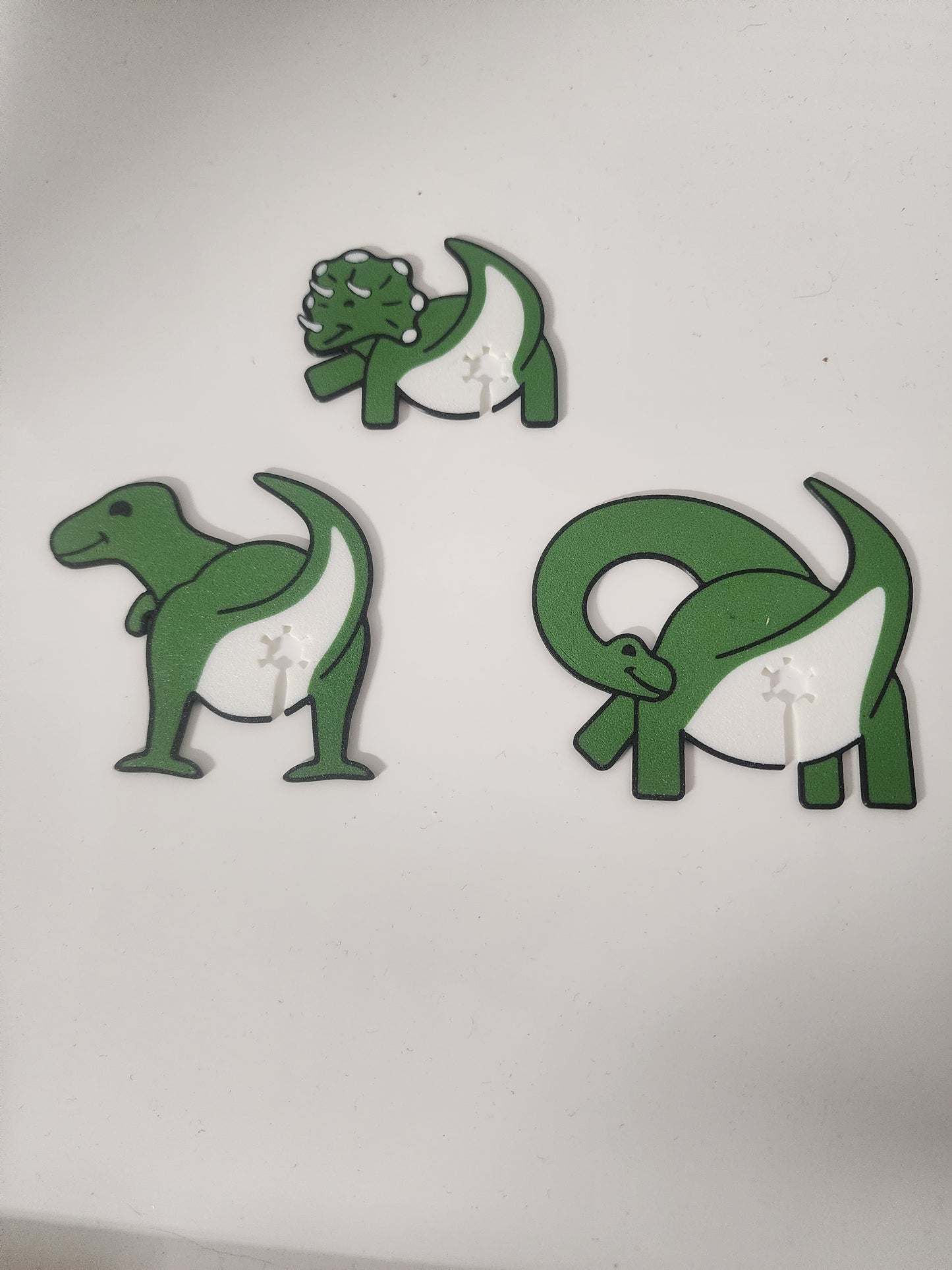 3D Printed Dinosaur Bag Clips