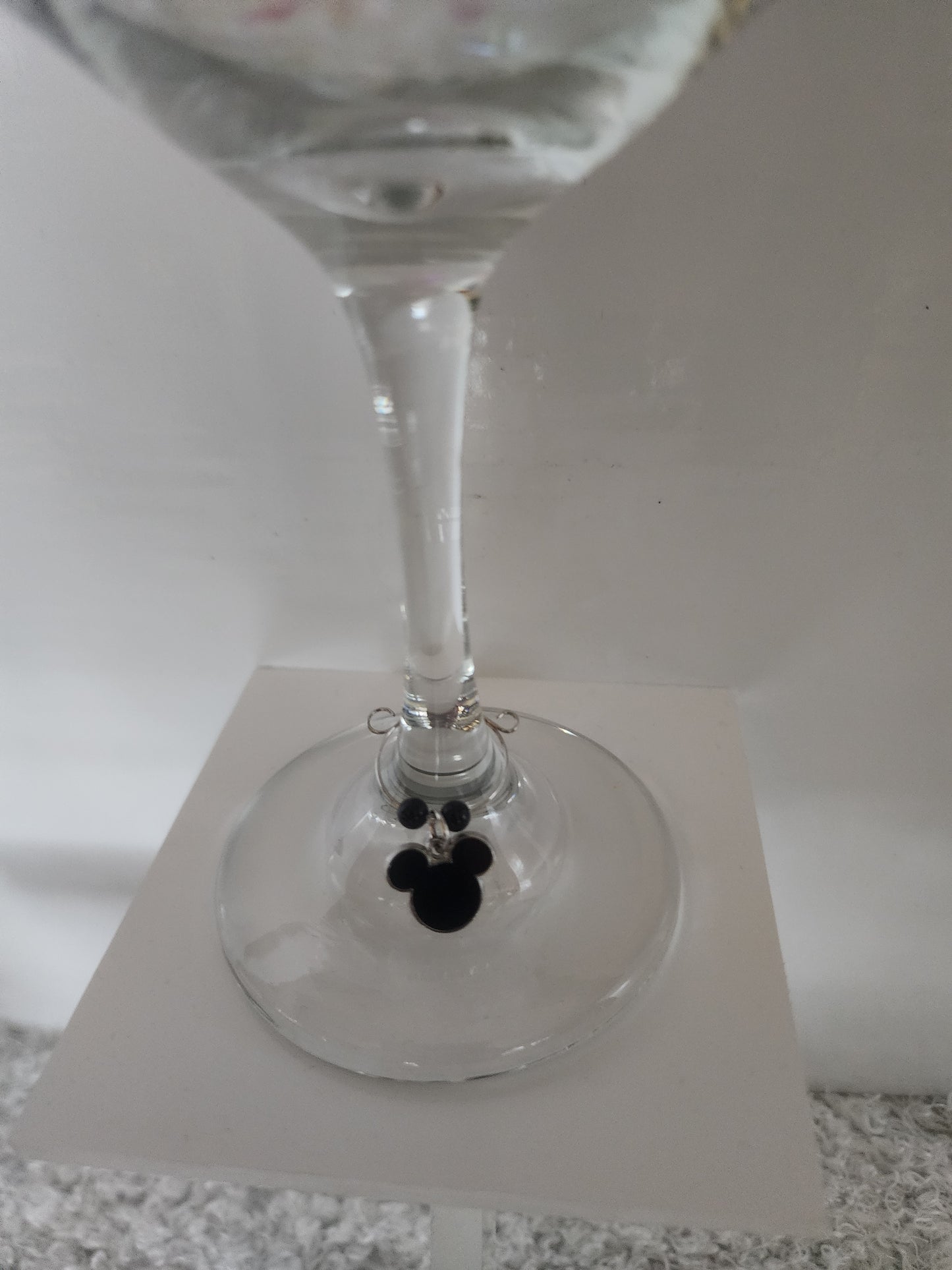 Mickey Head Black Onyx Wine Ring