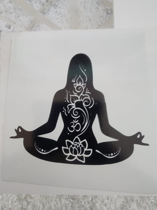 Lotus Zen cup decal